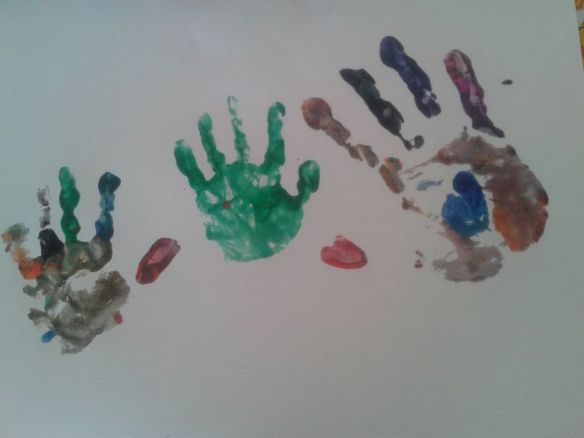 My daughter's artwork - age 3 1/2