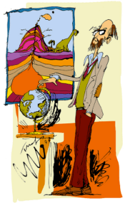 Old School Teacher inked for me by Tom Morgan-Jones